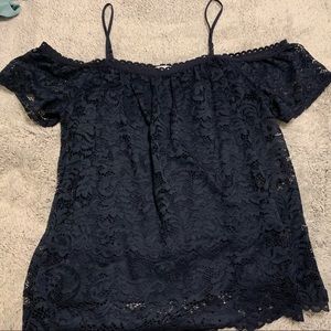 Target Lace Off the Shoulder Top